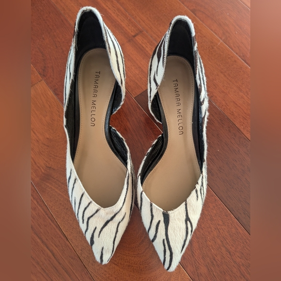 Tamara Mellon Zebra Patterned Heels - Picture 2 of 12